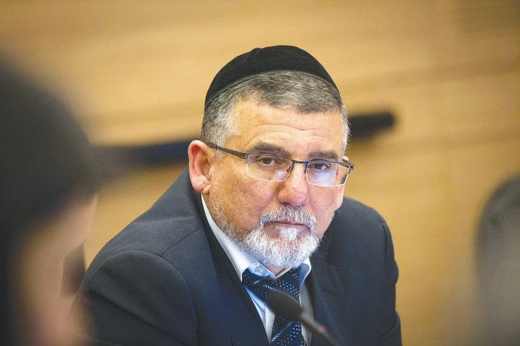 השר יצחק וקנין. קרדיט: מרים אלסטר, פלאש 90  