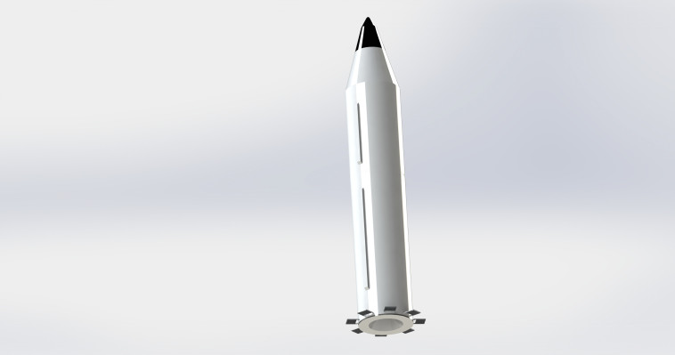 הדמיה של טיל הפוקגוקסונג 2. באדיבות טל ענבר, מכון פישר למחקר אסטרטגי אוויר וחלל