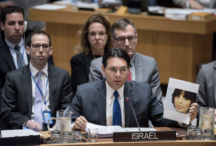 דנון בדיון במועצת הביטחון. צילום: UN Photo/Rick Bajornas