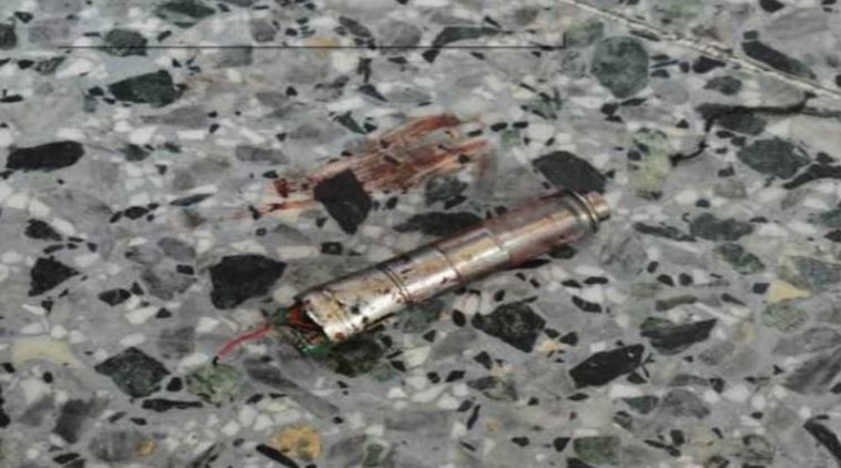 תמונת הנפץ שהפעיל את המטען במנצ'סטר. צילום: ניו יורק טיימס