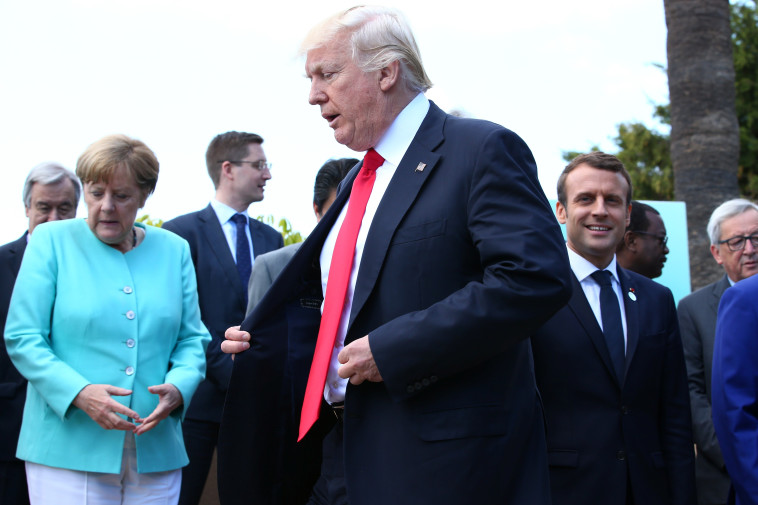 לא הולך לשום מקום. טראמפ ב-G7 . צילום: רויטרס
