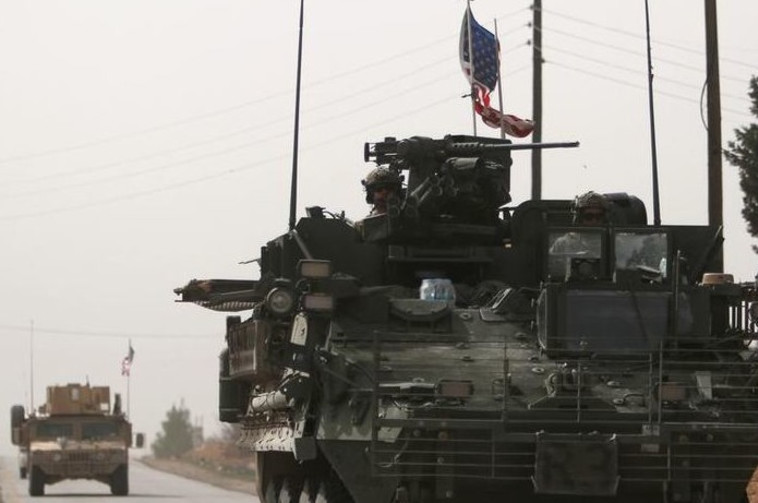 כלי ממוגן של צבא ארה"ב בסוריה. צילום: רויטרס