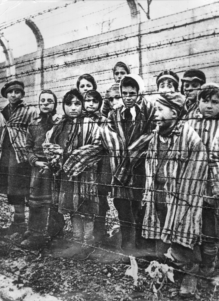 אסירים באושוויץ (צילום: keystone/gettyimages)