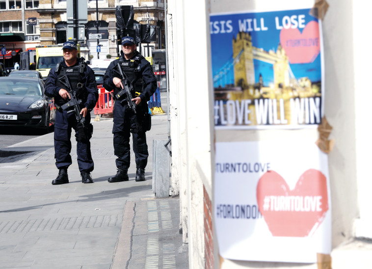לונדון אחרי פיגוע. צילום: AFP