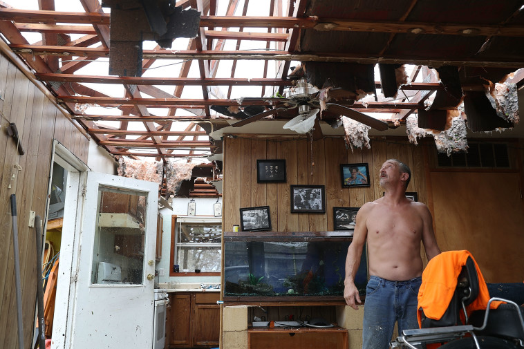נזקים לרכוש כתוצאה מהוריקן "הארווי", טקסס. צילום: Getty images  