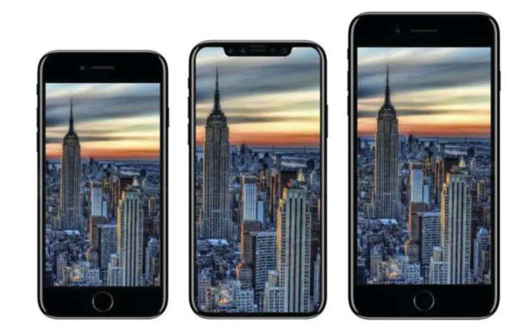 אייפון 7 ואייפון 8. צילום מסך