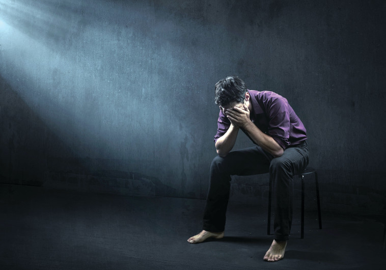 אדם בדיכאון, צילום אילוסטרציה