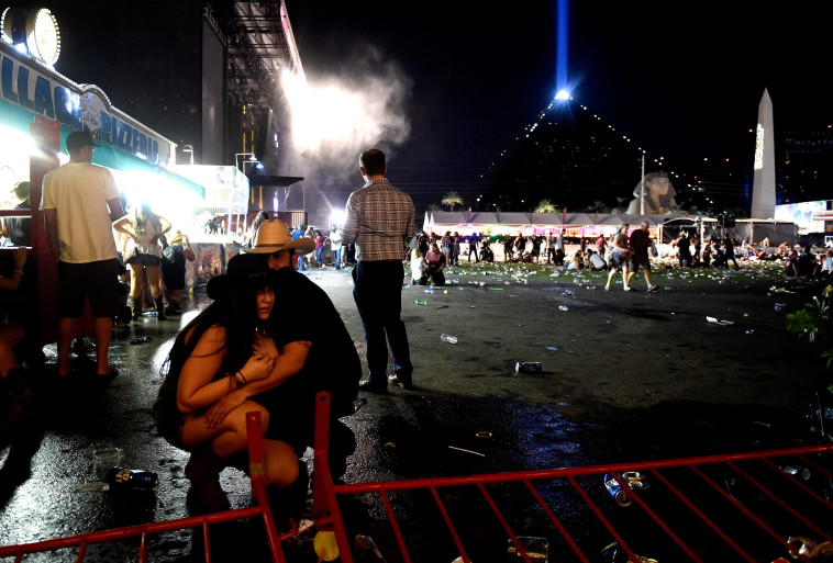 ירי בפסטיבל מוזיקה בלאס וגאס. Getty images 