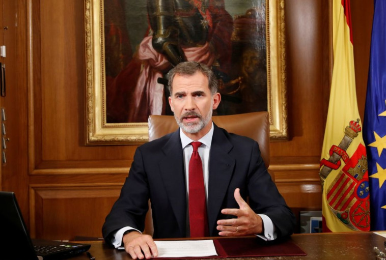 מלך ספרד. טען שהמשאל "לא חוקי". צילום: רויטרס