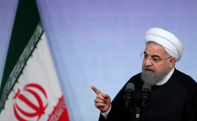 יארח את אבו מאזן לראשונה? נשיא איראן חסן רוחאני, צילום: AFP