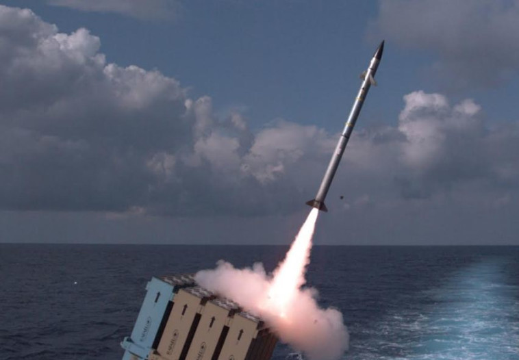 ניסוי צה&quot;לי בגרסה הימית של כיפת ברזל. צילום: דובר צה&quot;ל