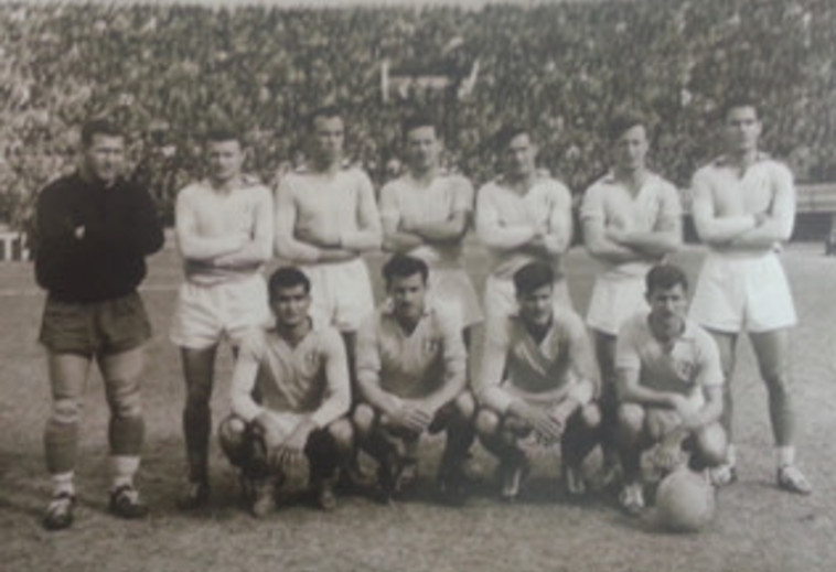 ערן זהבי. אודי ציטיאטנתחרת ישראל נגד אנגליה הצעירה ב-1960 צילום אתר ההתאחדות לכדורגל 
