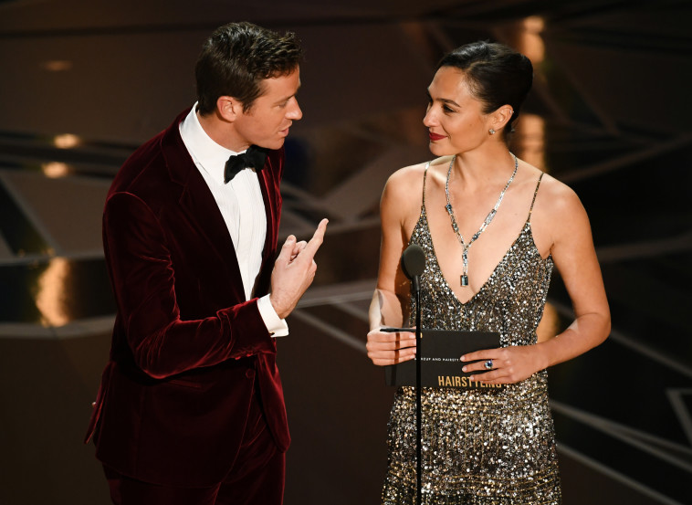 גל גדות בטקס האוסקר/ צלם : AFP