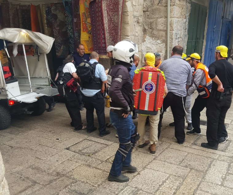 פיגוע דקירה בירושלים. צילום: ללא קרדיט