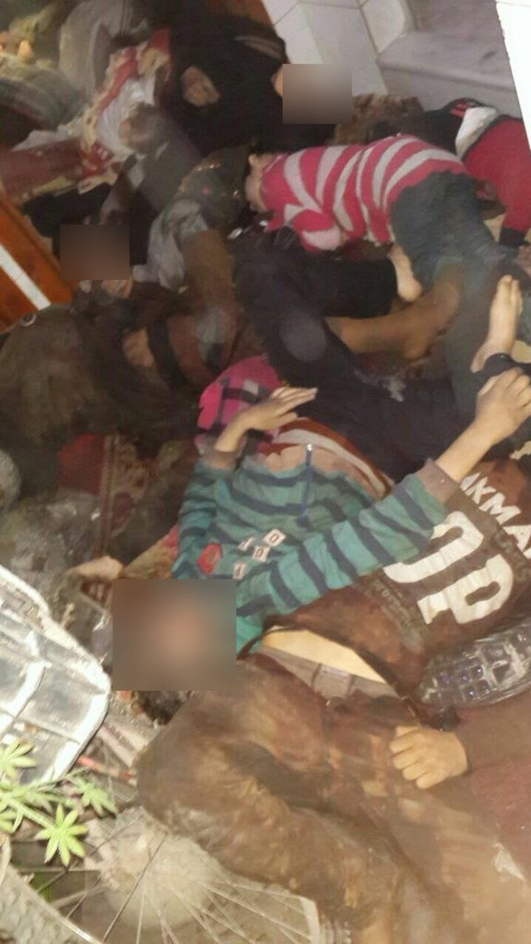 התקיפה הכימית בסוריה. צילום: רשתות ערביות