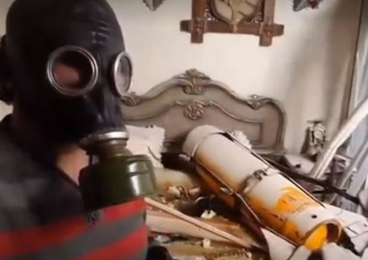 תיעוד מבית שנפגע במתקפה כימית בסוריה, ארכיון