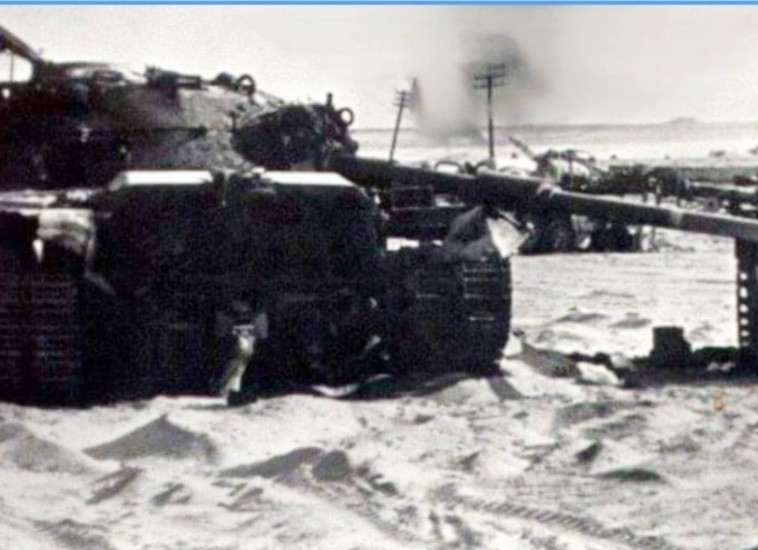 הטנק בו נלחם ונפגע ירון פיק במלחמת יום הכיפורים