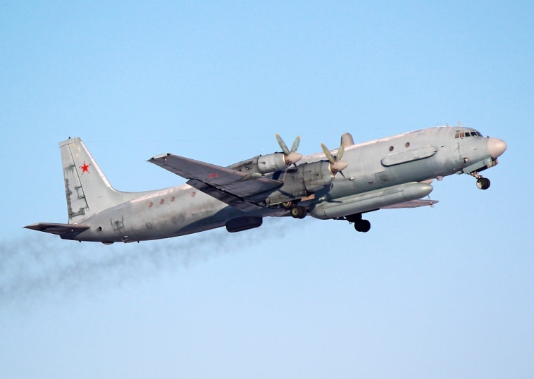 מטוס האיליושין 20 של צבא רוסיה. צילום: קיריל נאומנקו