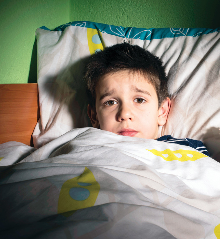 ילד ישן אילוסטרציה