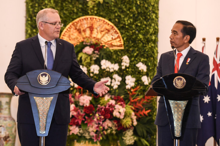 ראש ממשלת אוסטרליה ונשיא אינדונזיה. צילום: רויטרס