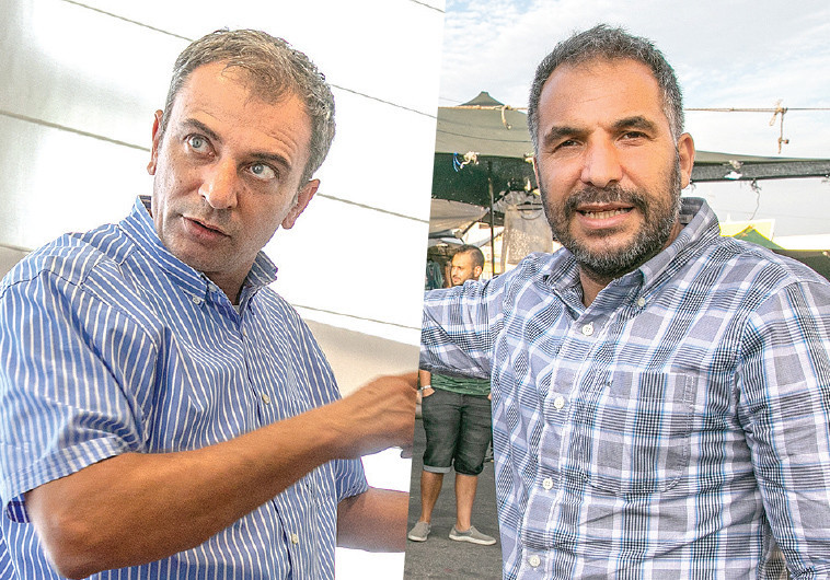 מול ראש העיר היוצא. &quot;אפילו לא התקשר לברך&quot;. צילום: יוסי אלוני