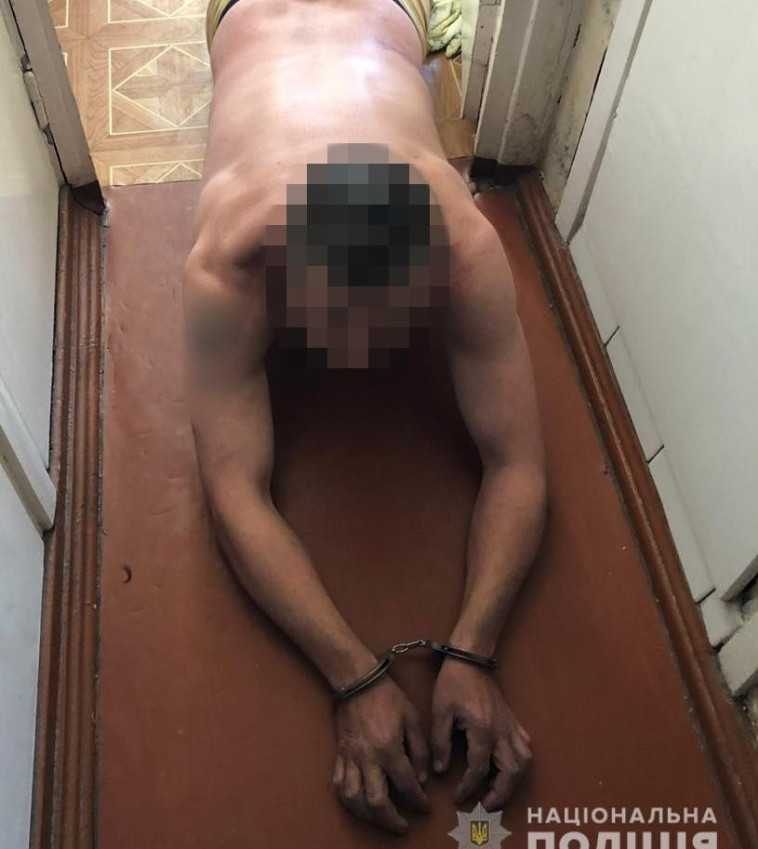 אחד העצורים במקרה הרצח המזעזע. צילום מסך: כלי התקשורת הרוסיים