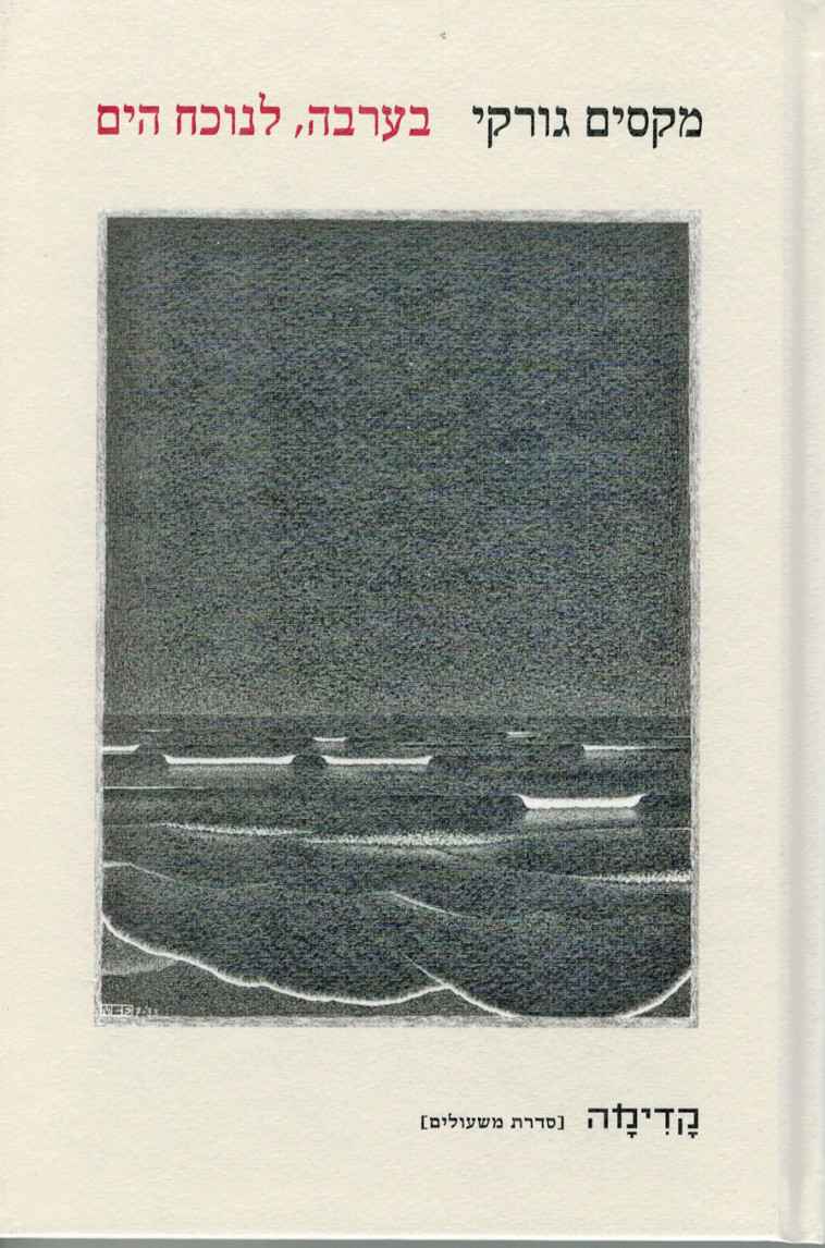 מקסים גורקי. בערבה, לנוכח הים. כריכת הספר 