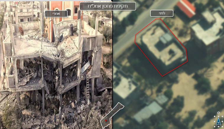 תקיפת צה&quot;ל ברצועת עזה. צילום: דובר צה&quot;ל