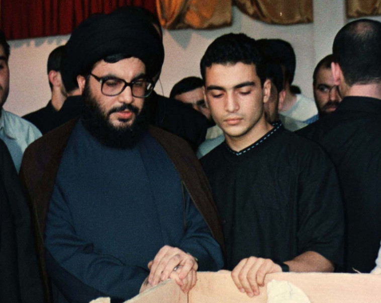 חסן וג'וועד נסראללה. צילום: רויטרס