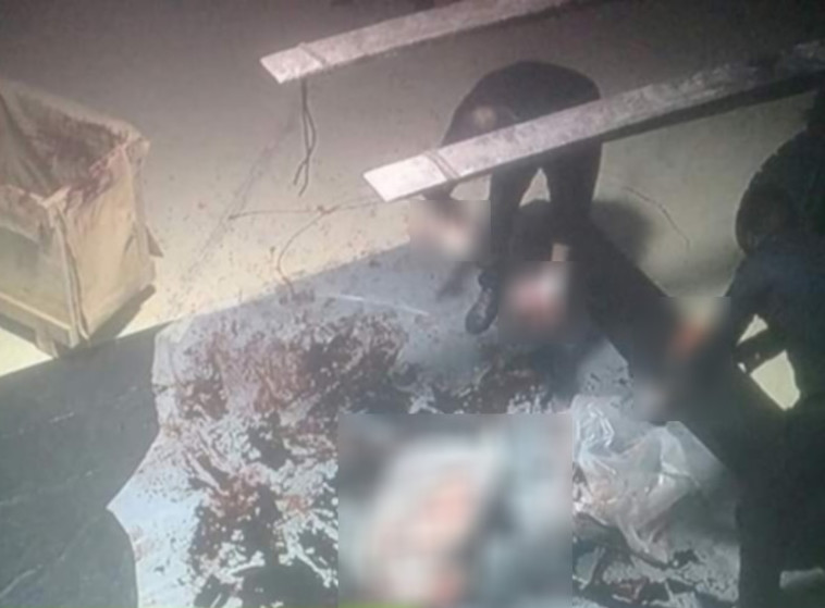 התמונות המזעזעות שפורסמו. צילום: רשתות ערביות 