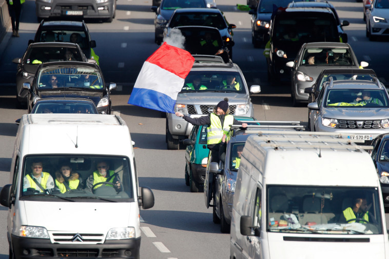 המחאה בצרפת. צילום: רויטרס