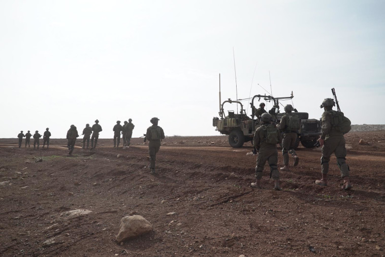 הלוחמים במהלך התרגיל. צילום: דובר צה&quot;ל