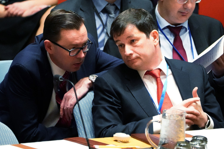 &quot;פרובקציה מתוכננת&quot;. דמיטרי פוליאנסקי. צילום: רויטרס