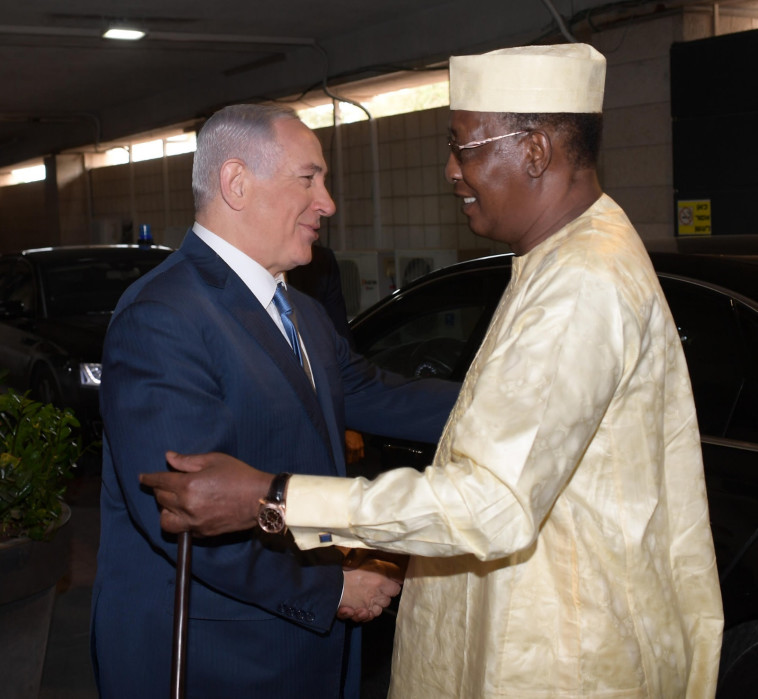 נתניהו עם נשיא צ'אד 