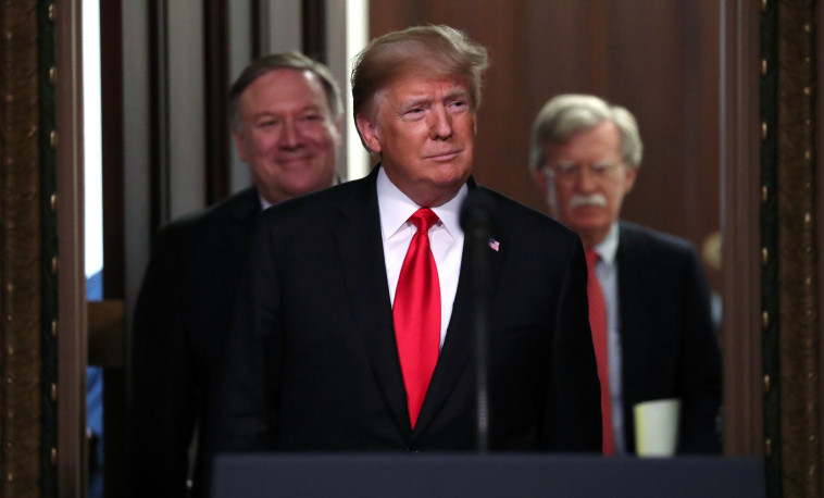 דונלד טראמפ, מייק פומפאו, ג'ון בולטון