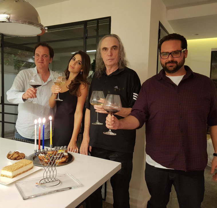 צביקה פיק, דניאלה פיק וטרנטינו  בביקור האחרון