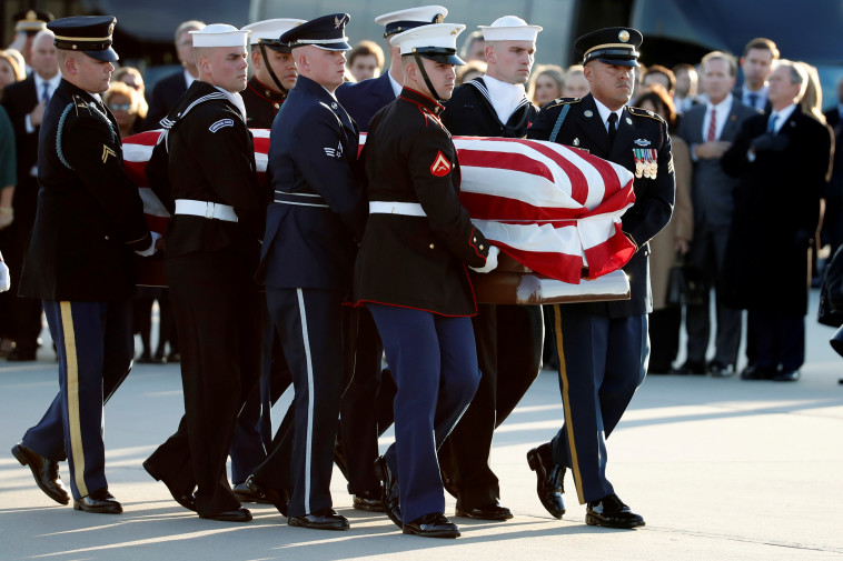 הלווייתו של ג'ורג' בוש האב. צילום: רויטרס