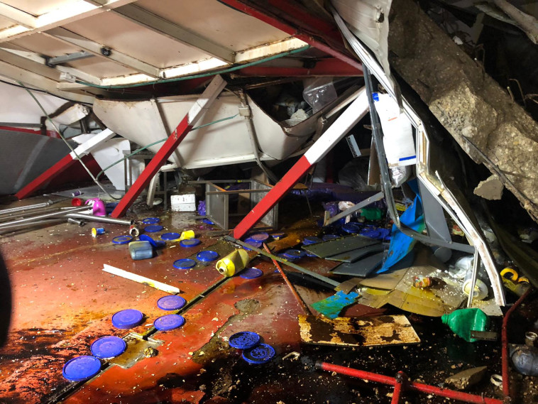 חילוץ הפועל בעטרות. צילום: דוברות הכבאות