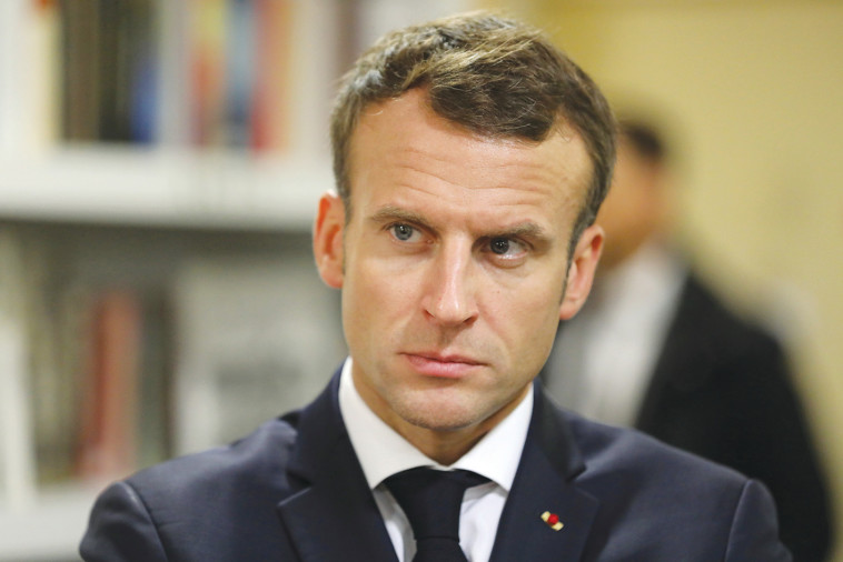  נשיא צרפת עמנואל מקרון. צילום: AFP 