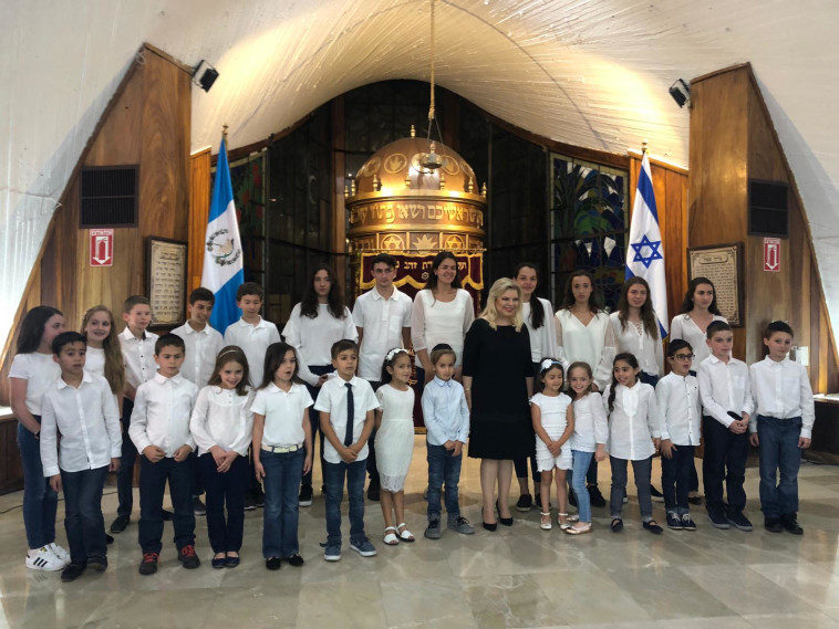 שרה נתניהו בגואטמלה. קרדיט: שגרירות ישראל בגואטמלה