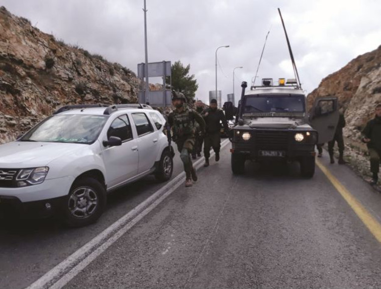 זירת האירוע. צילום: דוד מיכאל כהן/TPS 