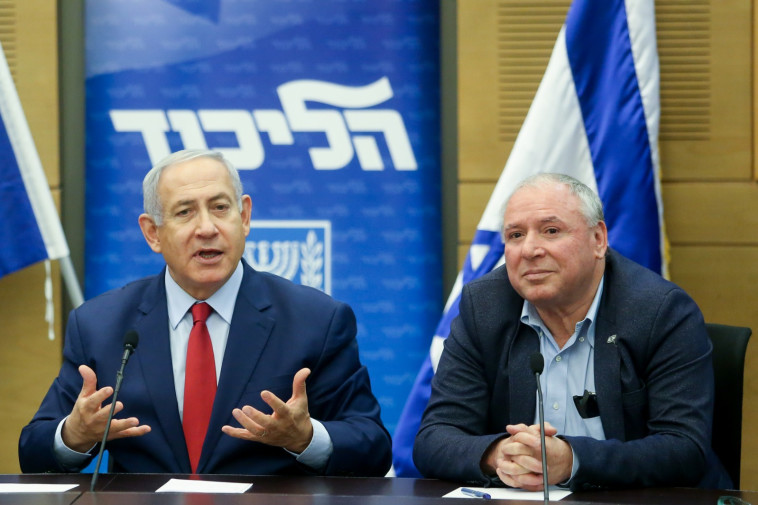 בנימין נתניהו ודודי אמסלם. קרדיט: מרק ישראל סלם