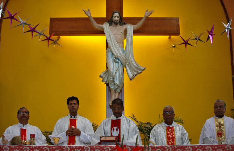 טקס מיסה בהודו. צילום: רויטרס