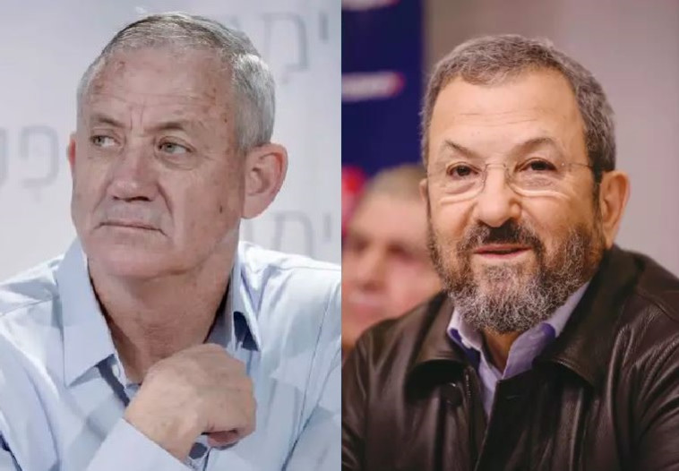 אהוד ברק ובני גנץ. השמות הבולטים ביותר. צילום: פלאש 90