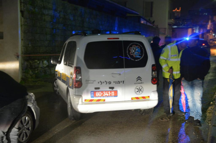 זירת הרצח. צילום: אבשלום ששוני