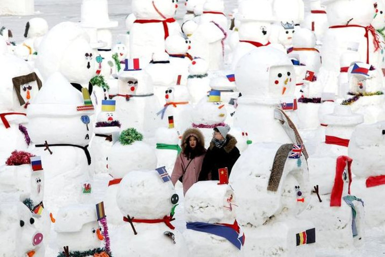 פסטיבל החורף בסין. צילום: רויטרס