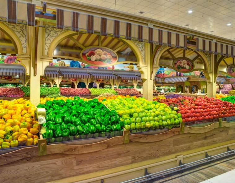 &quot;מחלקת ירקות ברשת &quot;חצי חינם&quot;. צילום: רשת &quot;חצי חינם