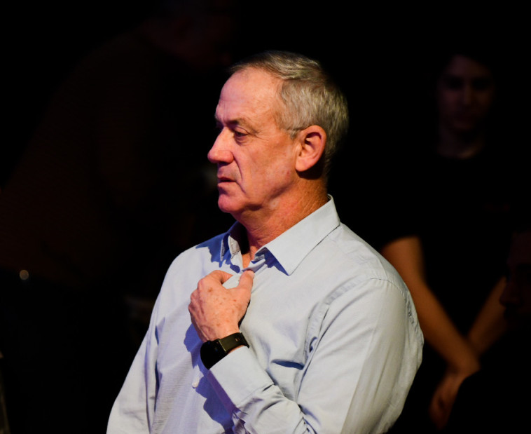 בוגד טרי. גנץ. צילום: תומר נויברג, פלאש 90 