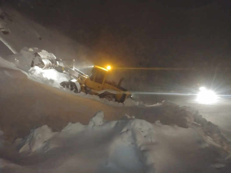 שלג באתר החרמון. צילום: אתר החרמון