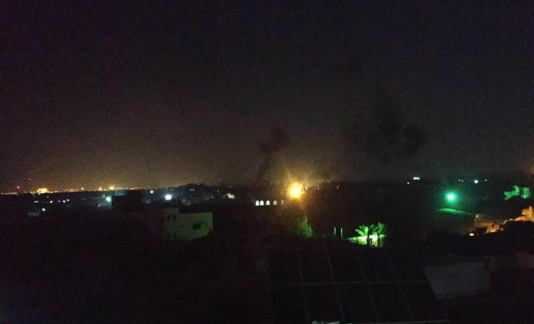 תקיפת צה&quot;ל בעזה. צילום: רשתות ערביות